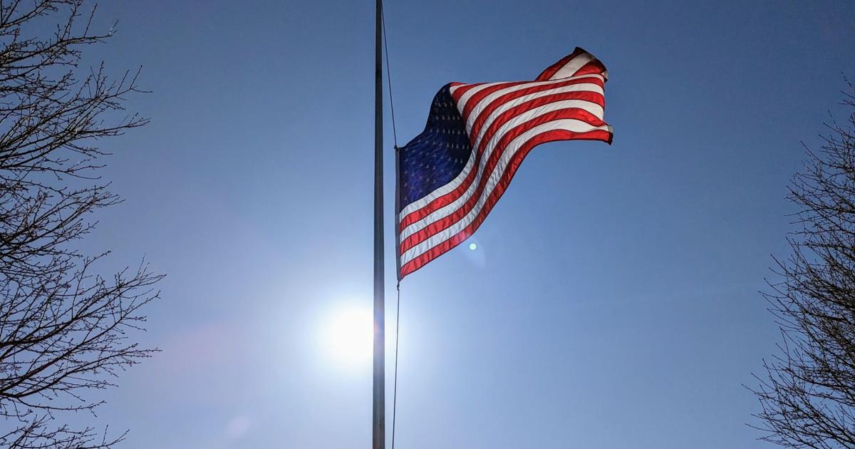 wisconsin flags half staff