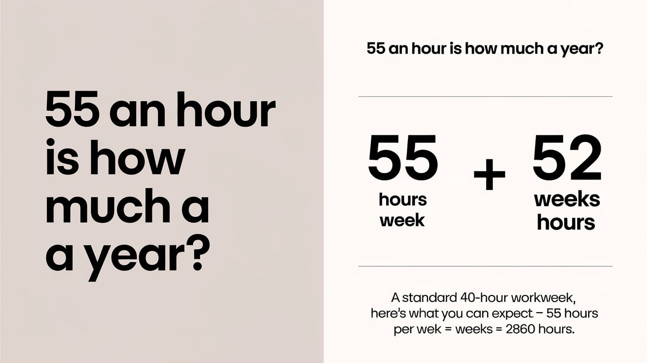 55 an Hour Is How Much a Year